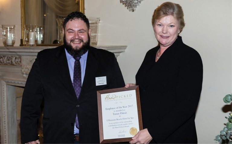 Tamas is employee of the year.
