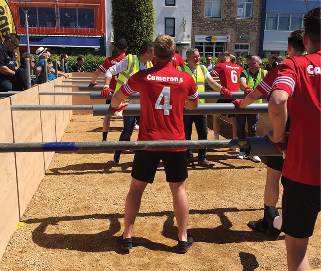 Human table football is BACK!