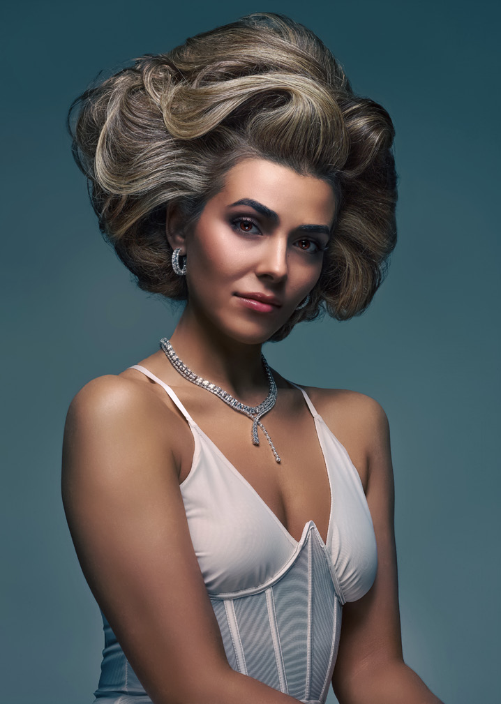 Swarovski Matrix Hoop Earrings, Oxygen Cut, White, Rhodium Plated, £136. Top Necklace: Swarovski Matrix Tennis Necklace, Square Cut, White, Rhodium Plated, £350.
Bottom Necklace: Swarovski Matrix Y Necklace, Mixed Cuts, White, Rhodium Plated, £350. All from Story by rivoli.